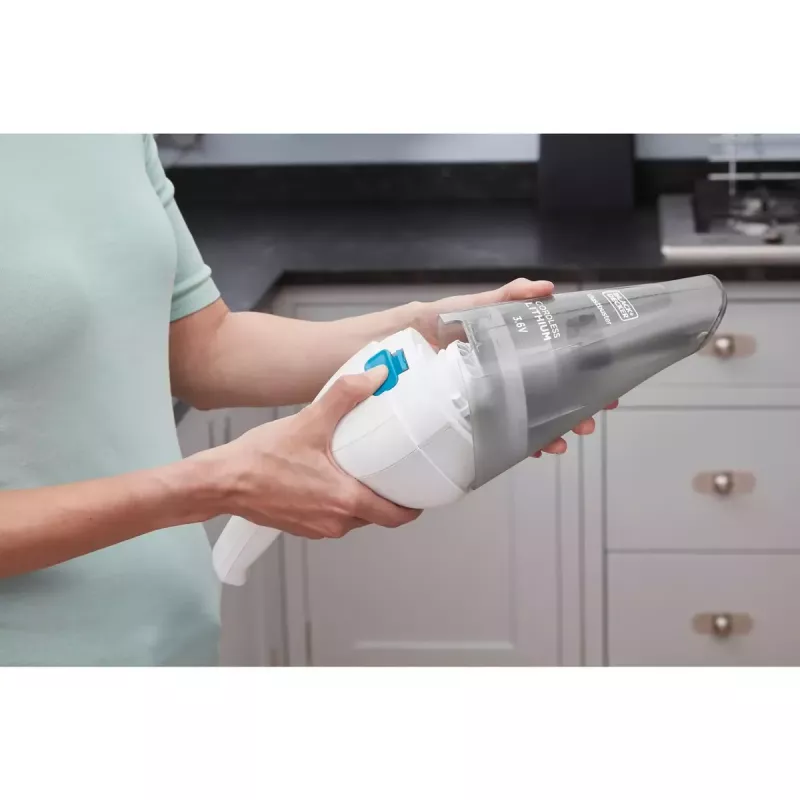 Bezvadu rokas putekļsūcējs Black & Decker NVC115JL-QW, bez maisa, 0.325 L, 3.6 V Li-Ion 1.5 Ah, 9 min darbības, 529 g