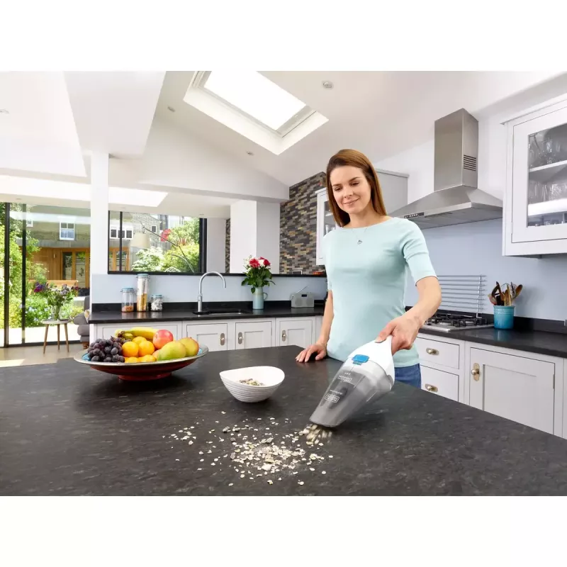 Bezvadu rokas putekļsūcējs Black & Decker NVC115JL-QW, bez maisa, 0.325 L, 3.6 V Li-Ion 1.5 Ah, 9 min darbības, 529 g