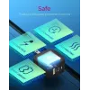 Sienas lādētājs ICY BOX 2-portu USB Power Delivery ātrai uzlādei Melns