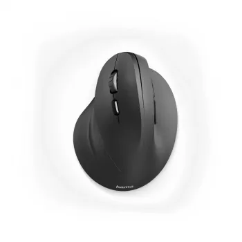 Hama EMW-500L vertikālā pele kreilim RF bezvadu optiskā 1800 DPI