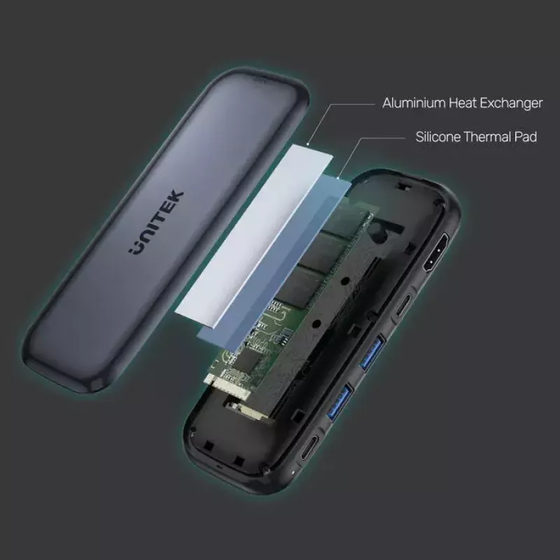 USB centrmezgls UNITEK uHUB H6