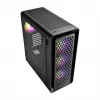 FSP CUT593A POC0000202 Ultra Tower datora kārba, E-ATX/ATX/micro-ATX/Mini-ITX, rūdīts stikls, melna
