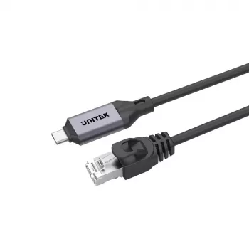 Tīkla kabelis UNITEK C18148AGY01-3M RJ45 Cat6 3m Melns
