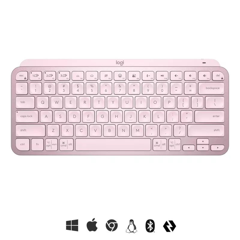 Bezvadu tastatūra Logitech MX Keys Mini (rozā)