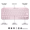 Bezvadu tastatūra Logitech MX Keys Mini (rozā)