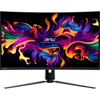 MSI MPG 321CURX QD-OLED dators 31,5 collu 4K UltraHD monitors