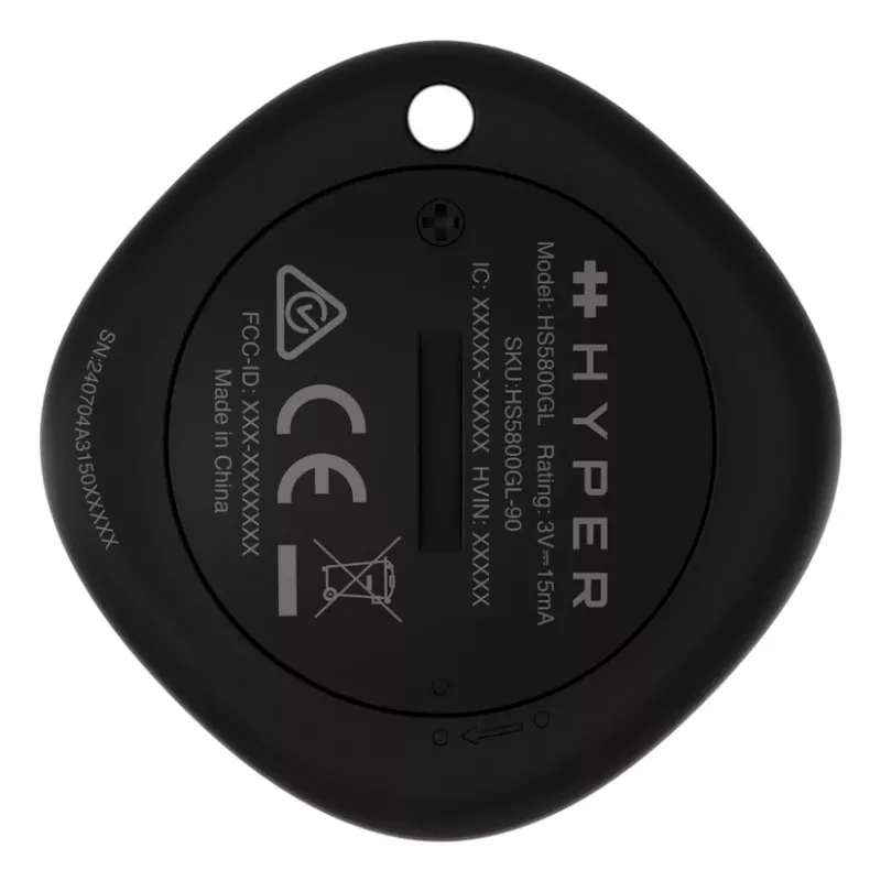 Bluetooth izsekotājs Finder HYPER Targus HyperShield Universal Melns