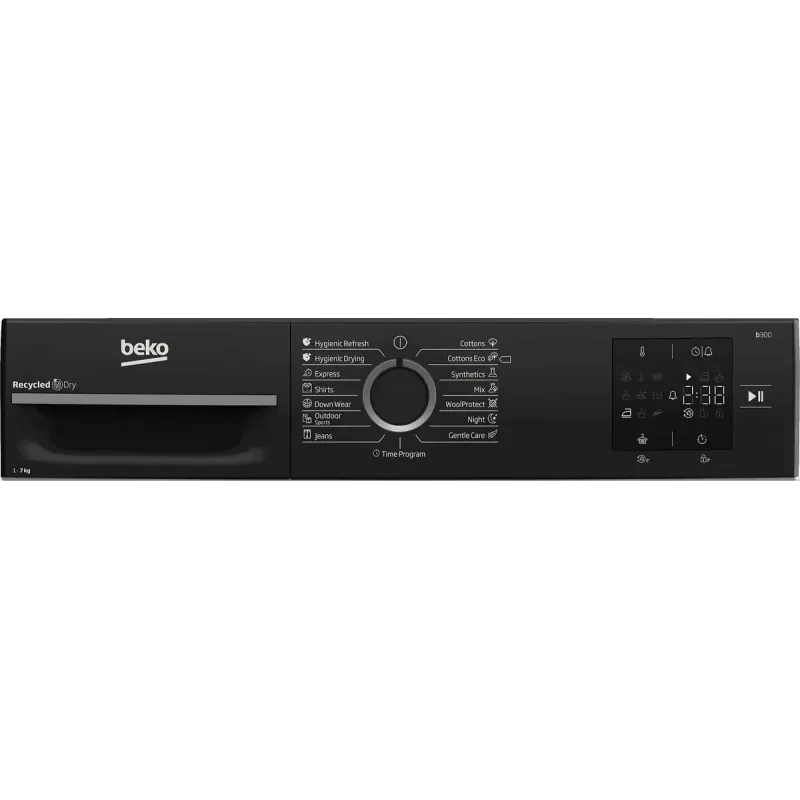 BEKO BM3T37249WBB priekšējās ielādes žāvētājs, balts, 7 kg, C klase