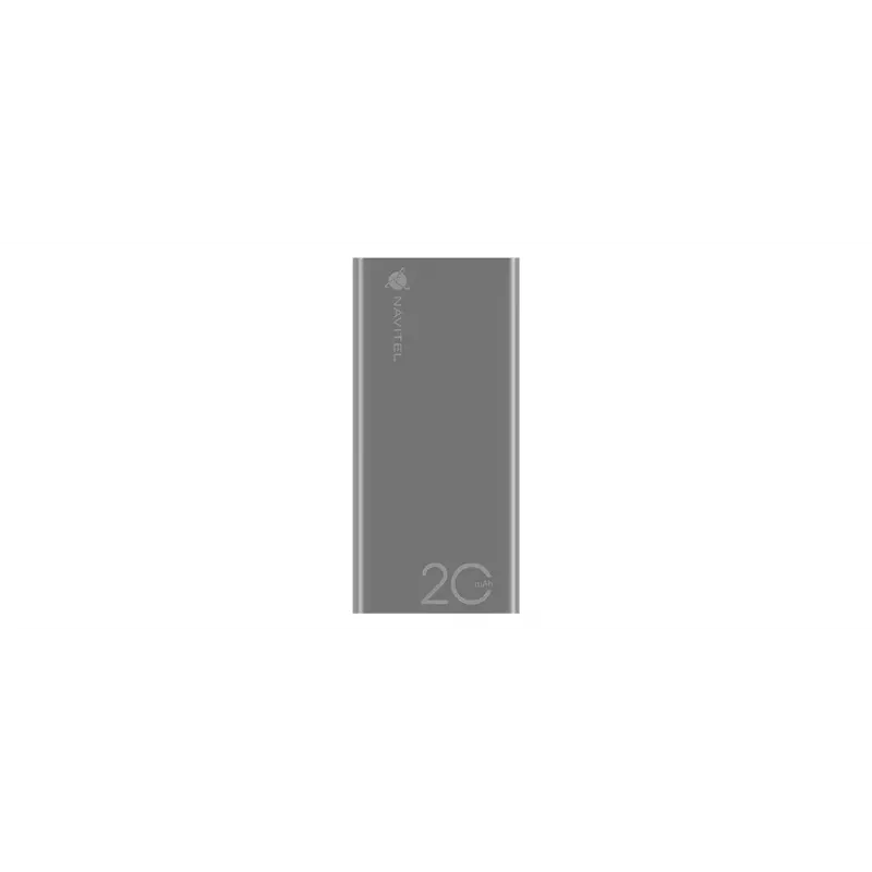 Pārnēsājams akumulators Navitel PWR20 AL SILVER 20000 mAh