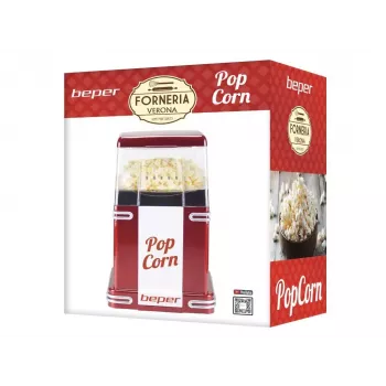 Popkorna gatavotājs Beper 90.590Y Sarkans Balts 1200W 3min