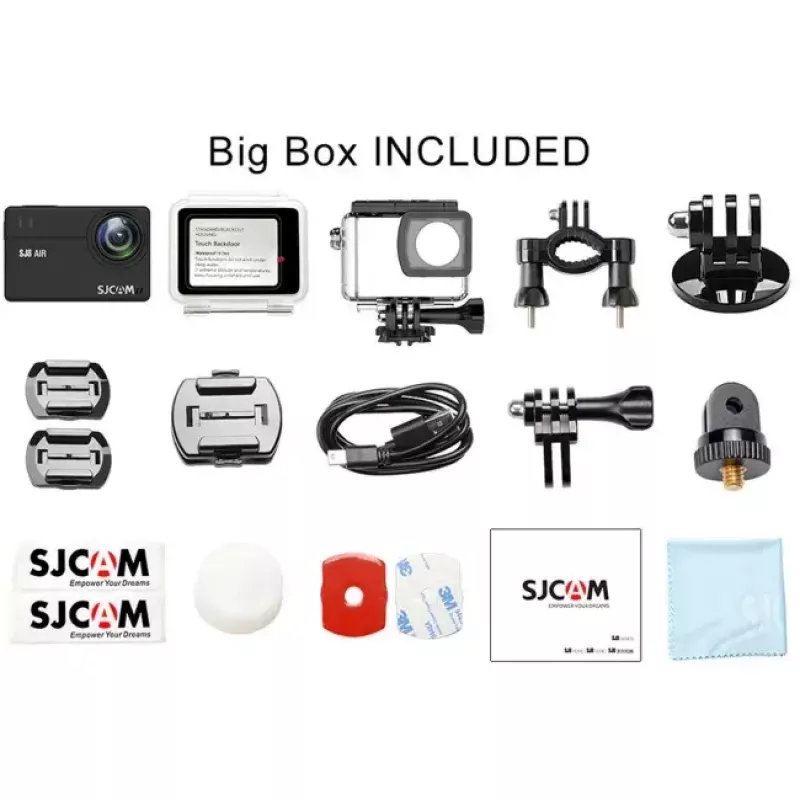 Action kamera SJCam SJ8 AIR 4K 30fps ar Wi‑Fi (SJ8AIR-BK)