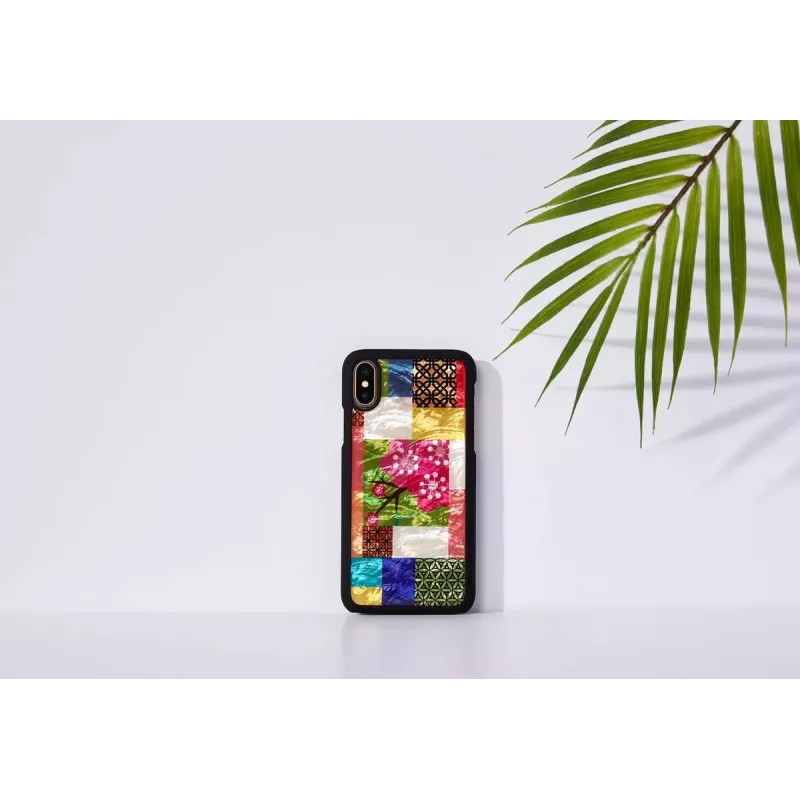 iKins cietais vāciņš iPhone XS/S — Cherry Blossom White dizains