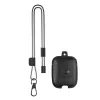 Woodcessories AirCase ECO308 ādas futrālis AirPods austiņām, melns