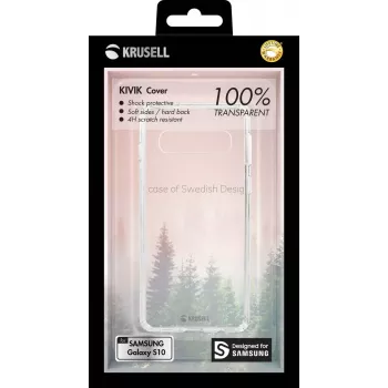 Caurspīdīgs vāciņš Krusell Samsung Galaxy S10 61637