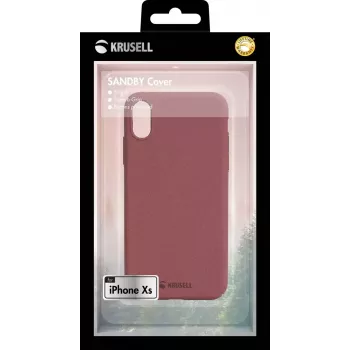 Krusell Sandby maciņš iPhone X/XS bordo