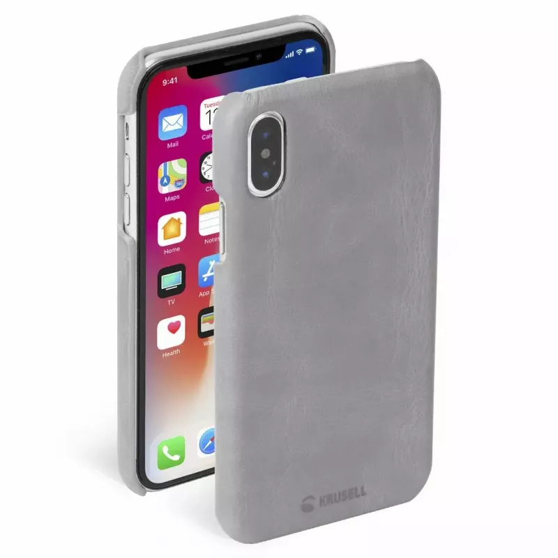 Aizsargmaciņš Krusell Sunne Apple iPhone XS vintage pelēks