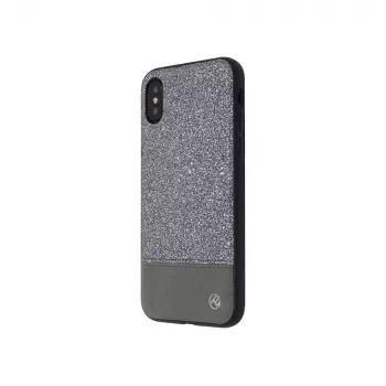 Tellur iPhone X TLL121204 Sudraba vāciņš ar spīdumiem