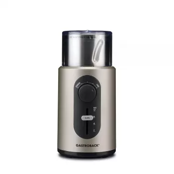 Kafijas dzirnaviņas Gastroback Design Basic 200 W Melna Metāliskā