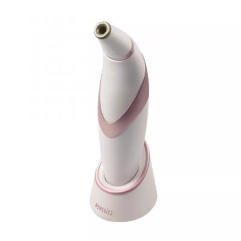 HoMedics Radiance ādas vakuuma mikroderīmabrāzijas ierīce rožu zeltā, baltā