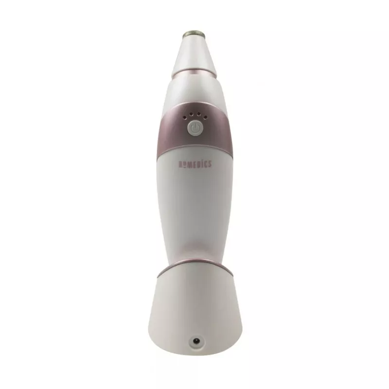 HoMedics Radiance ādas vakuuma mikroderīmabrāzijas ierīce rožu zeltā, baltā