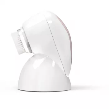 HoMedics FAC-600-EU sejas tīrīšanas birste ar pulsāciju, rožu zelts un balts, baterija