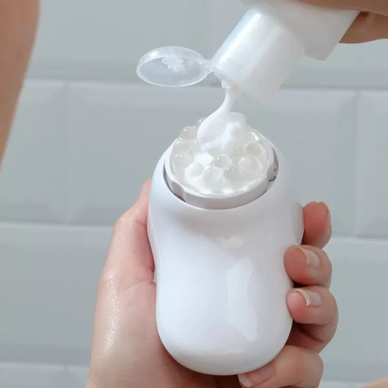 HoMedics FAC-600-EU sejas tīrīšanas birste ar pulsāciju, rožu zelts un balts, baterija