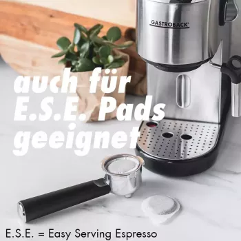 Espresso kafijas automāts Gastroback Design Espresso Piccolo 1.4 L Manuāls