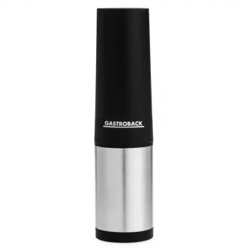 Gastroback Aroma 47102 Decantera aizbāznis melns nerūsējošais tērauds
