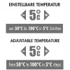 Elektriskā tējkanna Gastroback 1.7 L 3000 W Melna Nerūsējošais tērauds