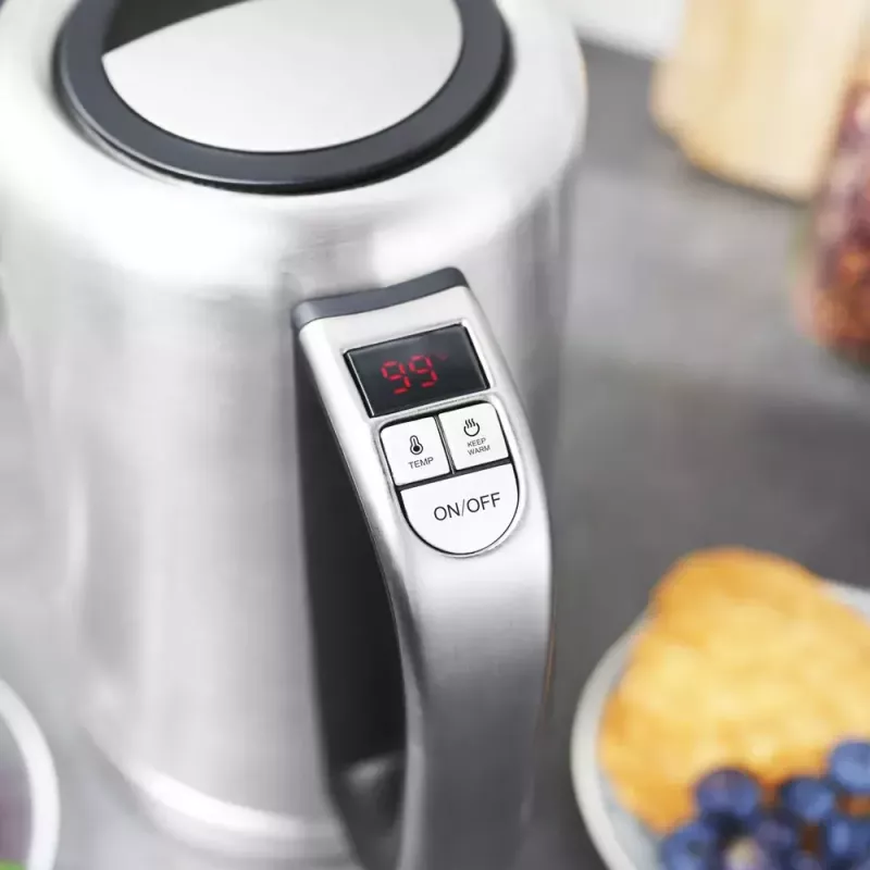 Elektriskā tējkanna Gastroback 1.7 L 3000 W Melna Nerūsējošais tērauds