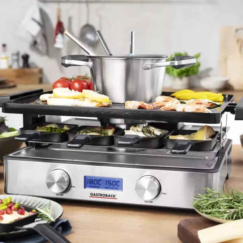 Gastroback Design Raclette-Fondue Advanced Plus 2200W