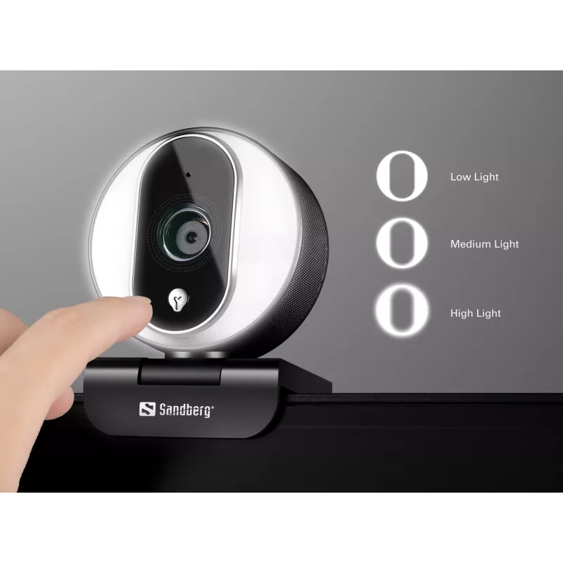 Sandberg Streamer USB Webcam Pro tīmekļa kamera