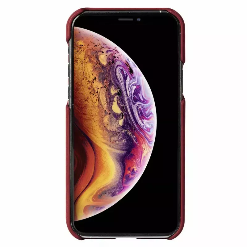 Krusell Sunne ādas maciņš Apple iPhone 11, vintage sarkans