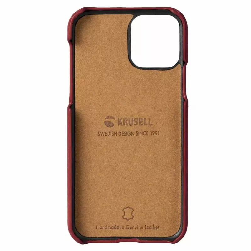 Krusell Sunne ādas maciņš Apple iPhone 11, vintage sarkans