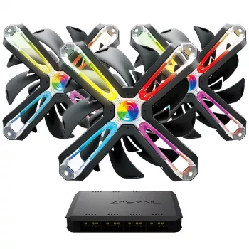 Zalman ZM-SF120A3 datora dzesēšanas sistēmas ventilators 12 cm Melns