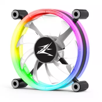 Zalman ZM-LF120 datora dzesēšanas sistēmas ventilators 12 cm Melns, Balts