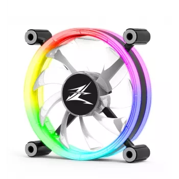 Zalman ZM-LF120 datora dzesēšanas sistēmas ventilators 12 cm Melns, Balts