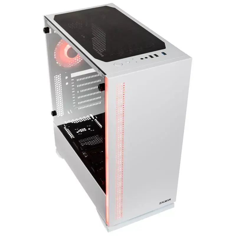 Zalman S5 WHITE datora korpuss Midi Tower