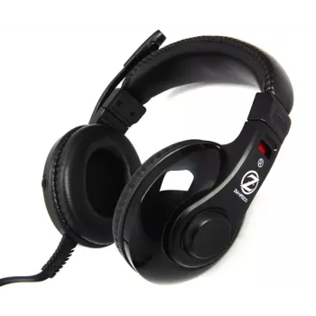 Zalman ZM-HPS200 austiņas/headsets Vadu Galvas saite Spēļu Melnas