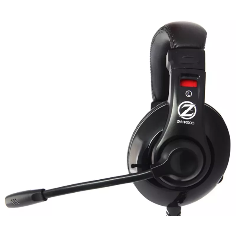 Zalman ZM-HPS200 austiņas/headsets Vadu Galvas saite Spēļu Melnas