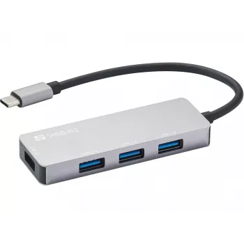 Sandberg USB-C Hub 1xUSB 3.0 + 3xUSB 2.0 SAVER