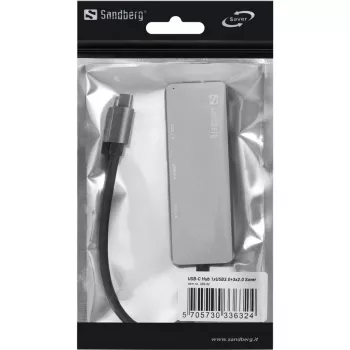 Sandberg USB-C Hub 1xUSB 3.0 + 3xUSB 2.0 SAVER