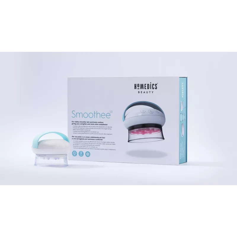 HoMedics Smoothee IR kāju masieris balts 4 galviņas ar bateriju darbību