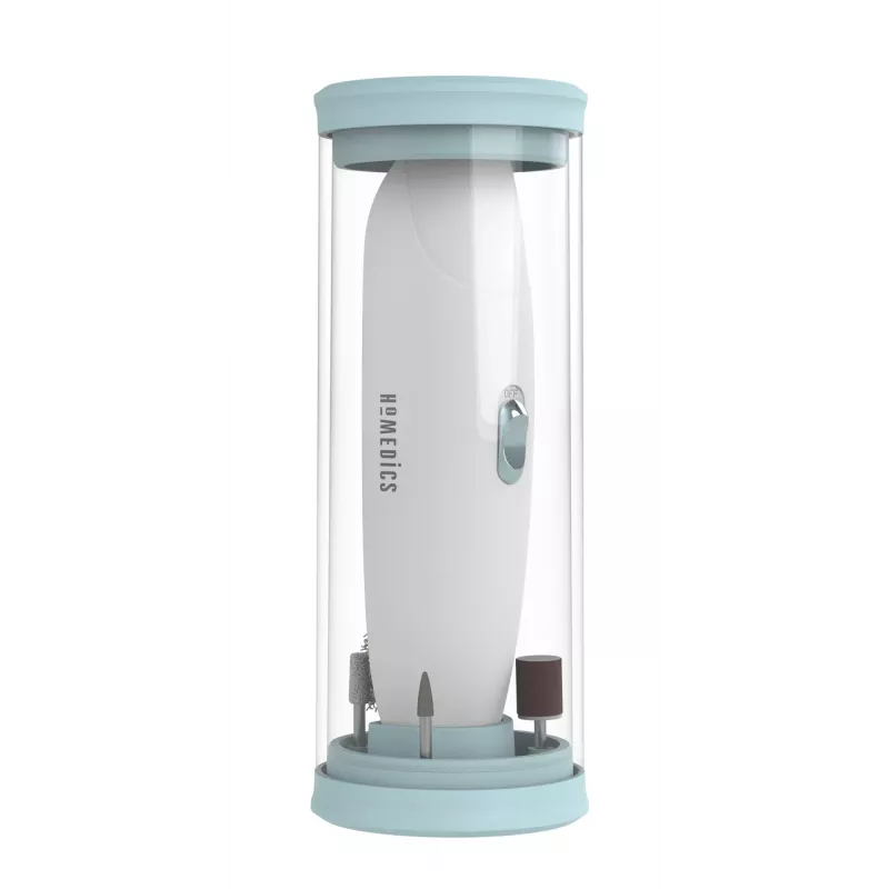 HoMedics 5-in-1 Elektriskais Manikīra/Pedikīra komplekts ar 5 uzgaļiem, bateriju darbināms, plastmasa