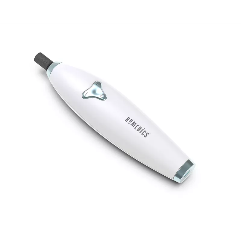 HoMedics Luxury 6-in-1 elektriskais manikīra/pedikīra komplekts ar 6 uzgaļiem, akumulatoru, plastmasa