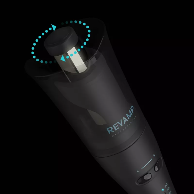 Revamp Progloss Hollywood Curl automātiskā lokšķēre Warm Black 3 m