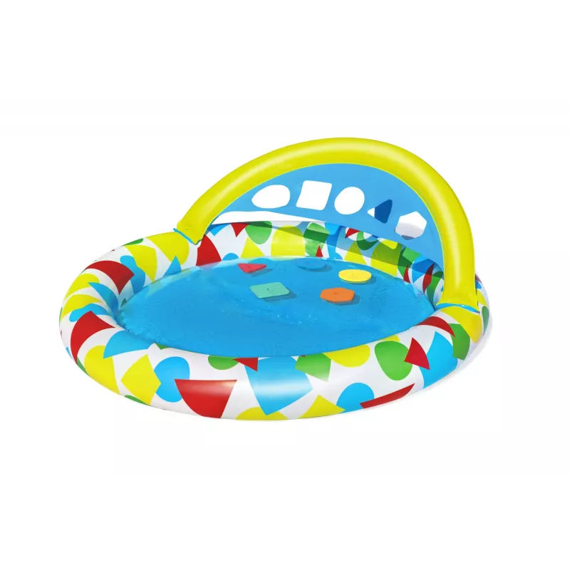 Bestway 52378 Splash & Learn bērnu baseiniņš ar nojumi, 45 l, 117 x 120 x 117 cm