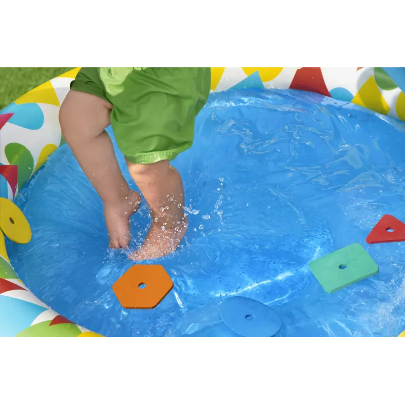 Bestway 52378 Splash & Learn bērnu baseiniņš ar nojumi, 45 l, 117 x 120 x 117 cm