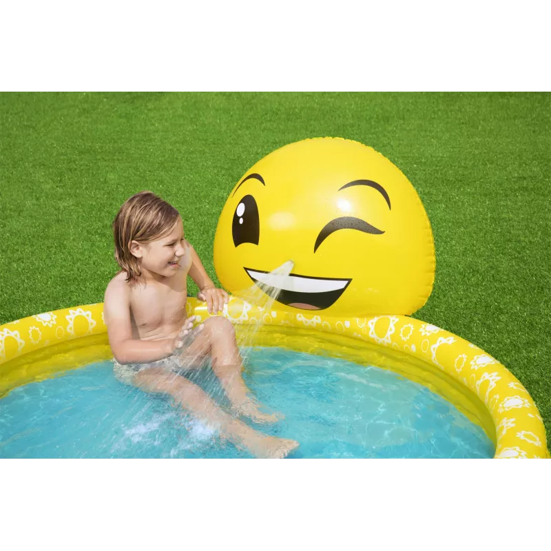 Bestway 53081 Summer Smiles bērnu baseins ar ūdens izsmidzinātāju, 282 l
