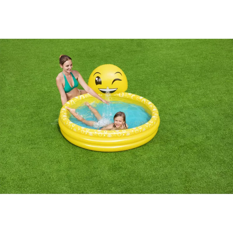 Bestway 53081 Summer Smiles bērnu baseins ar ūdens izsmidzinātāju, 282 l